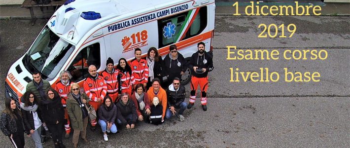 Esame corso livello base dicembre 2019 Esame corso livello base dicembre 2019
