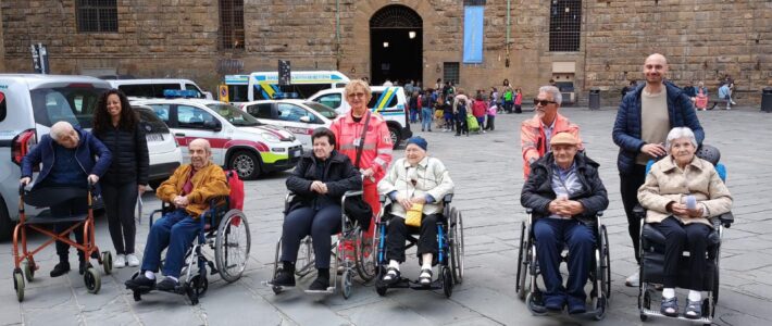 CON GLI ANZIANI A PALAZZO VECCHIO